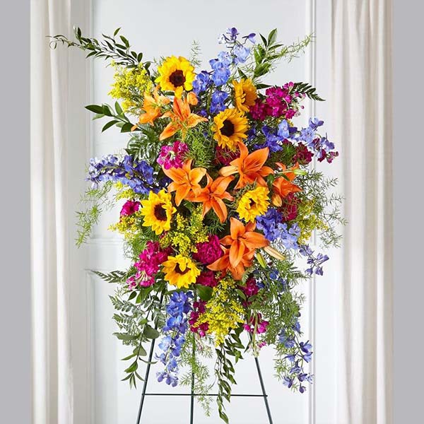 Funeral Radiant Tribute Standing Spray